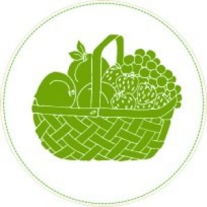 Красивая оригинальная фруктовая корзина Кувандык